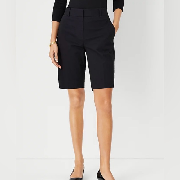 Ann Taylor Bermuda Shorts Black Size 0 - Picture 2 of 7